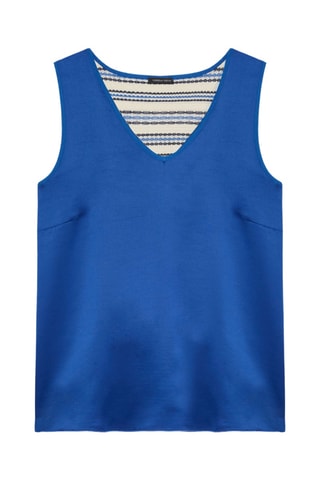Top - Bleu cobalt