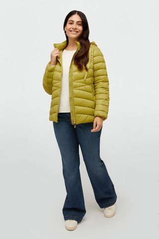 Doudoune à capuche - Vert anis