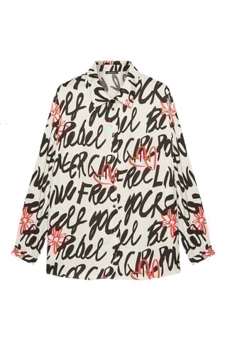 Chemisier relaxed - Blanc