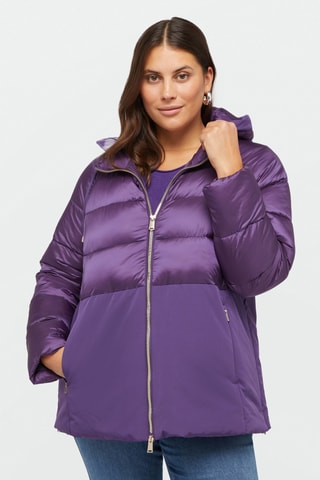 Doudoune à capuche - Violet
