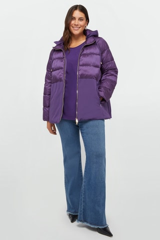 Doudoune à capuche - Violet