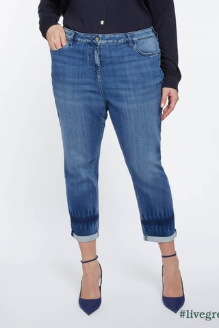 Jean slim 7/8 - Bleu