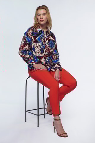 Chemisier - Bleu roi