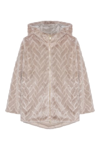 Veste bi-matière - Beige