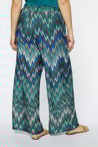 Pantalon palazzo - Vert