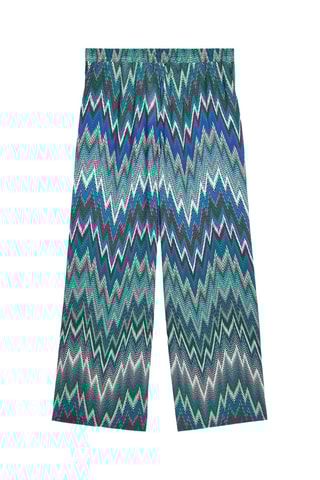 Pantalon palazzo - Vert