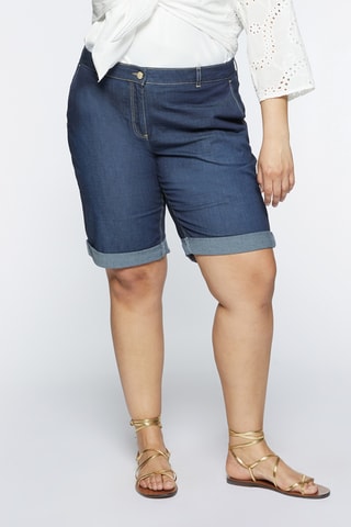 Bermuda en jean - Bleu foncé