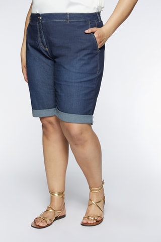 Bermuda en jean - Bleu foncé
