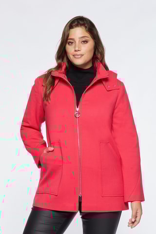 Veste à capuche - Rouge