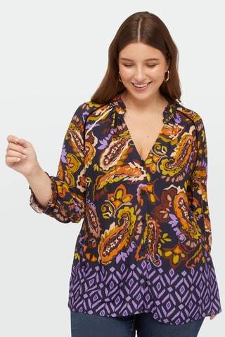 Chemisier - Bleu marine