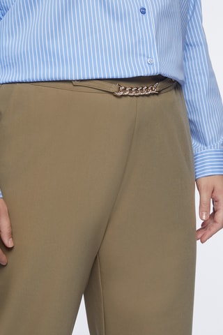 Pantalon relaxed - Kaki