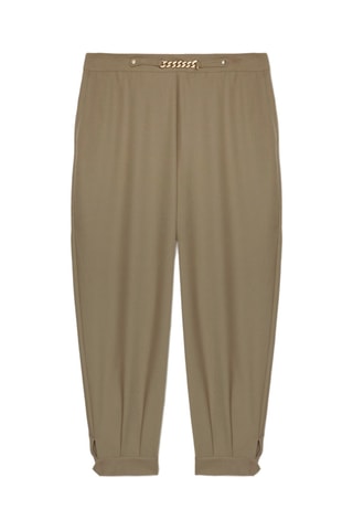 Pantalon relaxed - Kaki