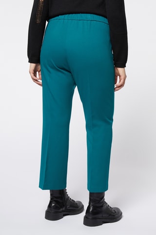 Pantalon flare - Bleu canard