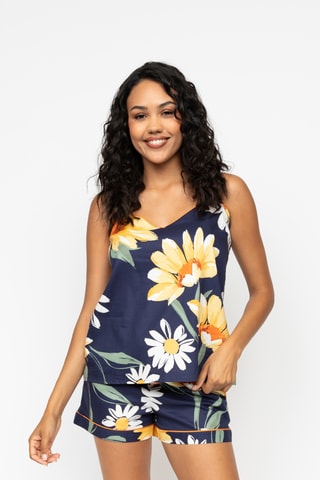 Pyjamatop Georgina - Marineblauw