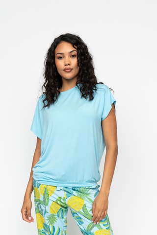 Pyjamashirt Paige - Hemelsblauw