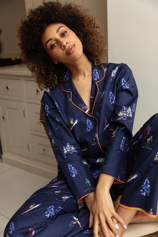 Pyjamabroek Alpes - Marineblauw