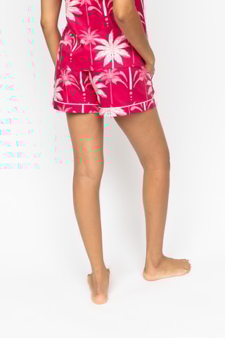 Pyjamashort Kayla - Bordeauxrood