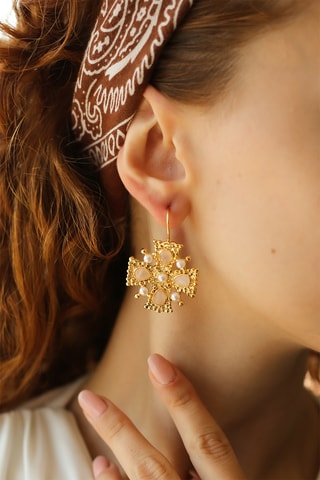 Boucles d'oreilles - Quartz rose