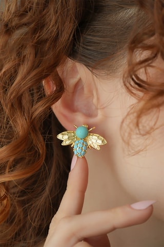 Puces - Zircons et turquoises