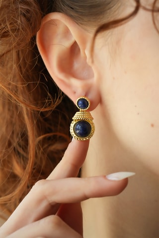 Boucles d'oreilles - Lapis-lazulis