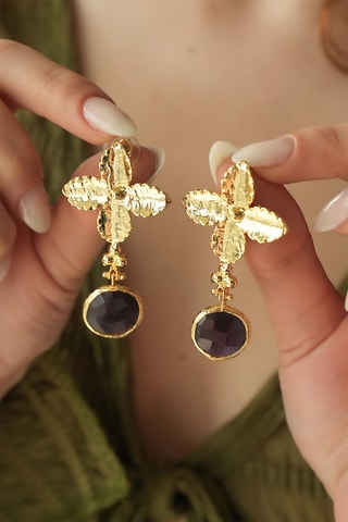 Boucles d’oreilles - Améthystes