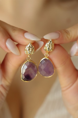 Boucles d’oreilles - Améthystes