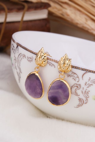 Boucles d’oreilles - Améthystes