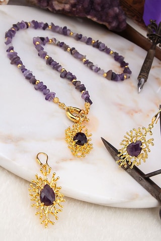 Parure Améthystes
