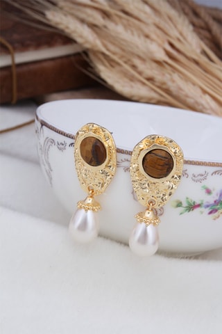 Boucles d’oreilles - Œils-de-tigre