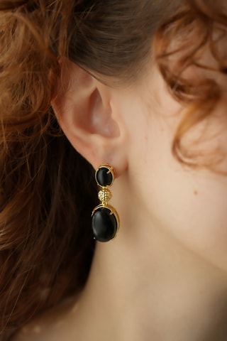 Boucles d'oreilles - Onyx