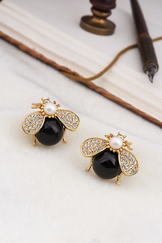 Puces - Onyx et zircons