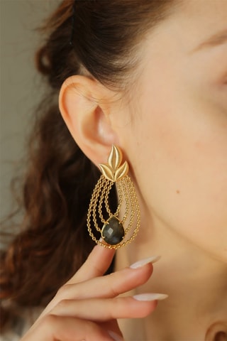 Boucles d’oreilles - Labradorites 