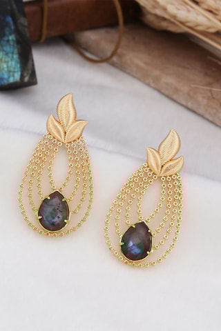 Boucles d’oreilles - Labradorites 