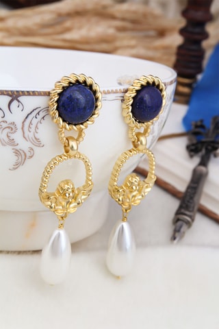 Boucles d’oreilles - Lapis-lazulis