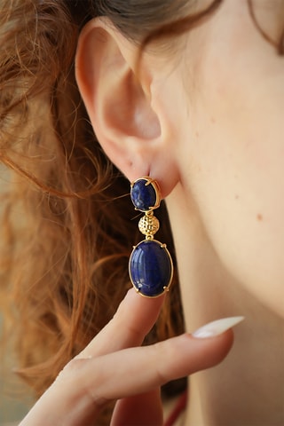 Boucles d’oreilles - Lapis-lazulis