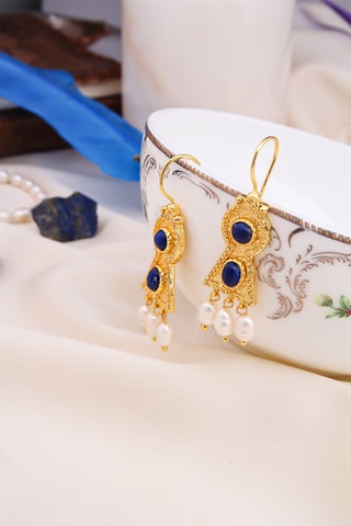 Boucles d'oreilles - Lapis-lazuli