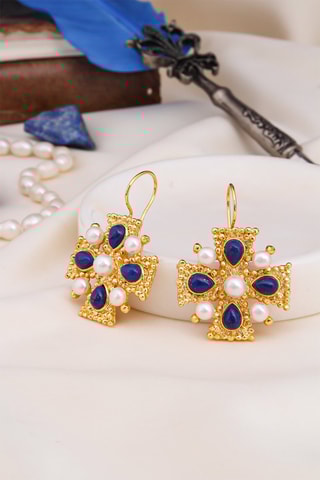 Boucles d’oreilles - Lapis-lazuli