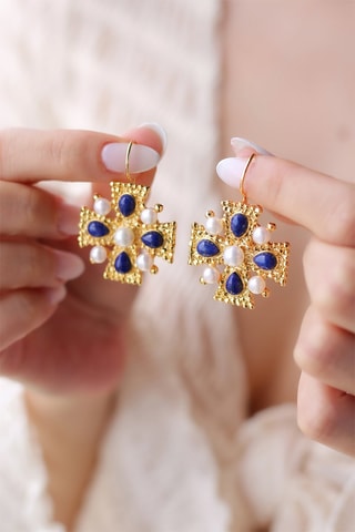 Boucles d’oreilles - Lapis-lazuli