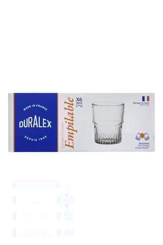 6 verres Empilable - 20 cl