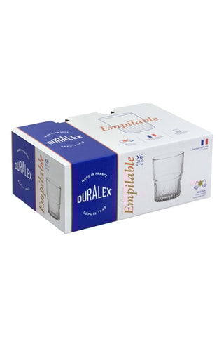 6 verres Empilable - 20 cl