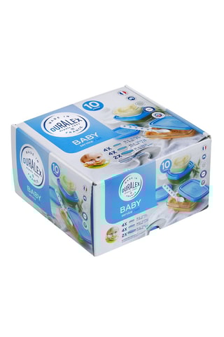 10 boîtes en verre Freshbox Baby - 15 à 37 cl