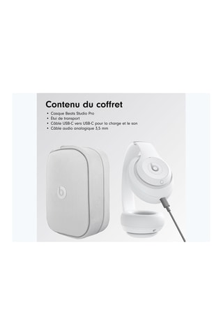 Casque audio Beats - Studio Pro - Blanc