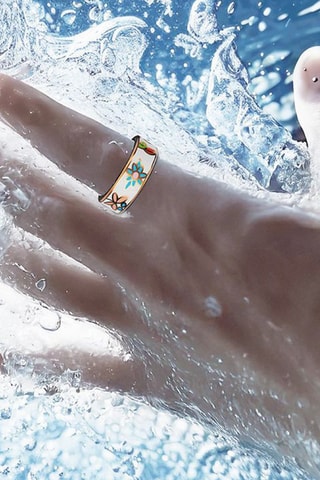 Bague connectée Mogie - Modèle Phoenix - Multicolore - Taille 10