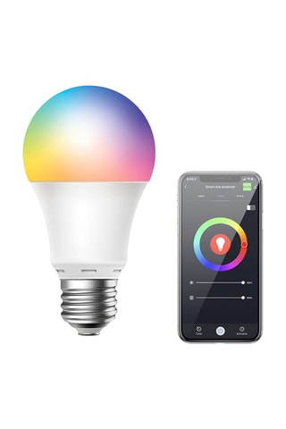 Ampoule LED E27 Eko - RGB+W - Alexa - Google Assistant 