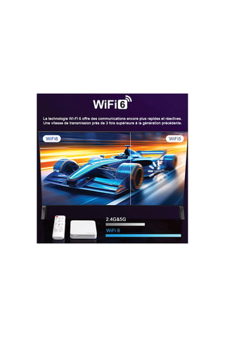 Boîtier TV Android 14.0 Eko - Wifi - 4K