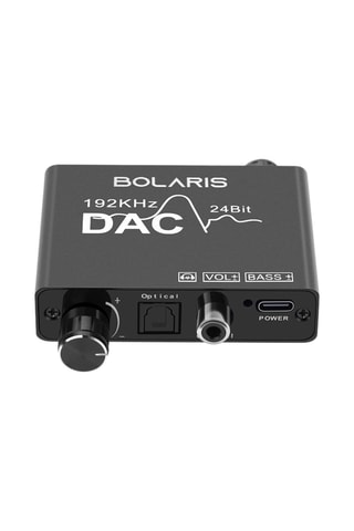 Convertisseur DAC Audio -  192 kHz numérique vers analogique - BOLARIS