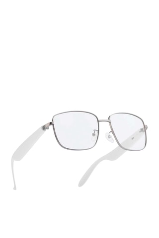 Lunettes connectées Mogie - Modèle Lyra - Bluetooth - Blanc et gris