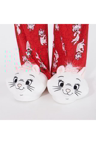 Pantoffels met oortjes Uglymariz- Ecru - Undiz