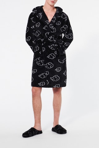 Gevoerde pantoffels Akatsuki Naruto - Zwart - Undiz