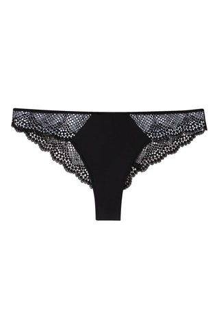 Tanga Extrapushiz Zwart